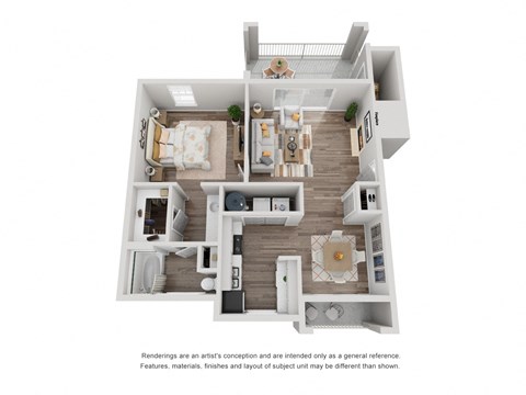 bedroom floor plan | the edge at 450  at The Madison at Adams Farm, Greensboro, NC 27407